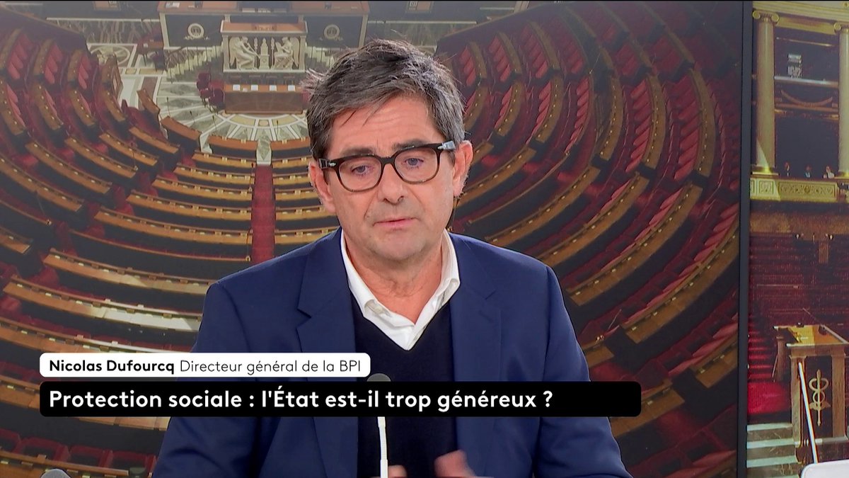 "Les retraites françaises sont 20% plus généreuses que les retraites allemandes, est-ce qu'on a les moyens de se le payer ?", s'interroge Nicolas Dufourcq, directeur général de la BPI. #Canal16