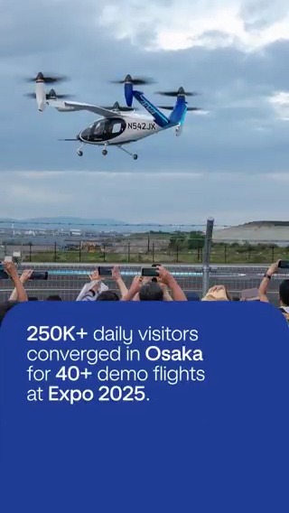 Dubai. Osaka. NYC. Austin. Salinas. October was all about global momentum. We're moving from R&D to global demonstration, kicking off the conversation and building commercial demand in our key launch markets. Thank you for joining us on this journey and keep your eyes on the sky!