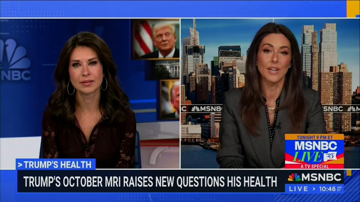 Reporter: Physicians across multiple disciplines tell us that even for a 79 year old like Trump, an MRI is never routine. Trump said that he underwent an MRI. Doctors tell us that an MRI is usually ordered when a physician wants to follow up on a finding from a previous exam or they're trying to address a complaint from the patient.