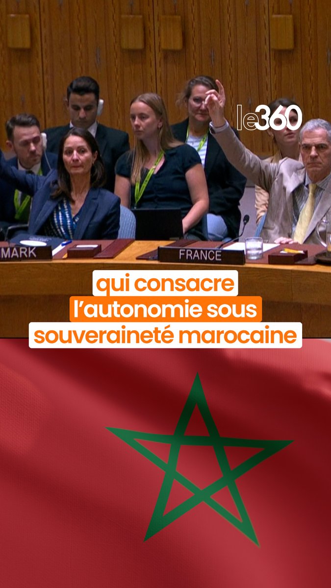 🇲🇦🇺🇳 Le Conseil de sécurité de l’ONU a adopté une résolution historique consacrant l’autonomie sous souveraineté marocaine. Cette résolution change radicalement les paramètres qui avaient jusque-là guidé la gestion du dossier du Sahara. Voici ce qu'il faut retenir.
