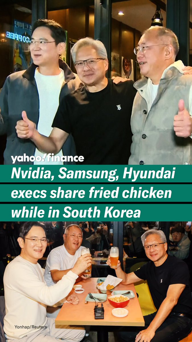 Jensen Huang "just really loves Korean fried chicken."