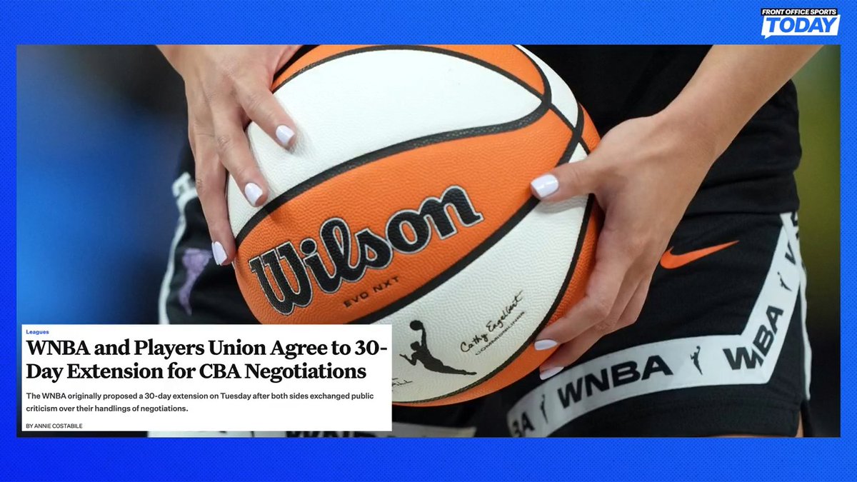 The WNBA and WNBPA have agreed to a 30-day extension for the league's CBA negotiations. However, as FOS women's sports reporter @anniecostabile points out that the negotiation period is now up against the league's upcoming expansion draft, free agency and more.
