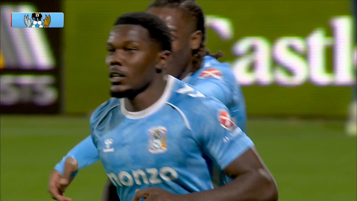 A surprise to absolutely nobody, Coventry lead at Wrexham! But can we talk about this cross from Sakamoto? On. Repeat. ๐ฏ