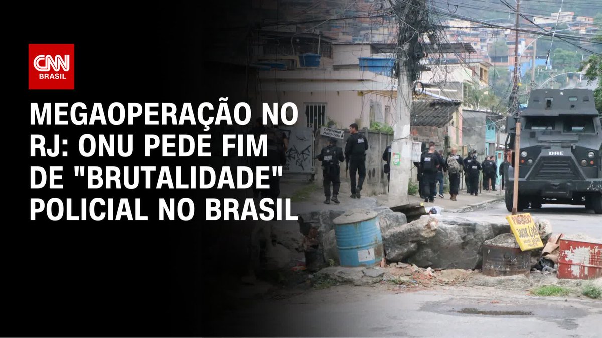 ONU pede fim de "brutalidade" policial no Brasil; assista #CNNBrasil360