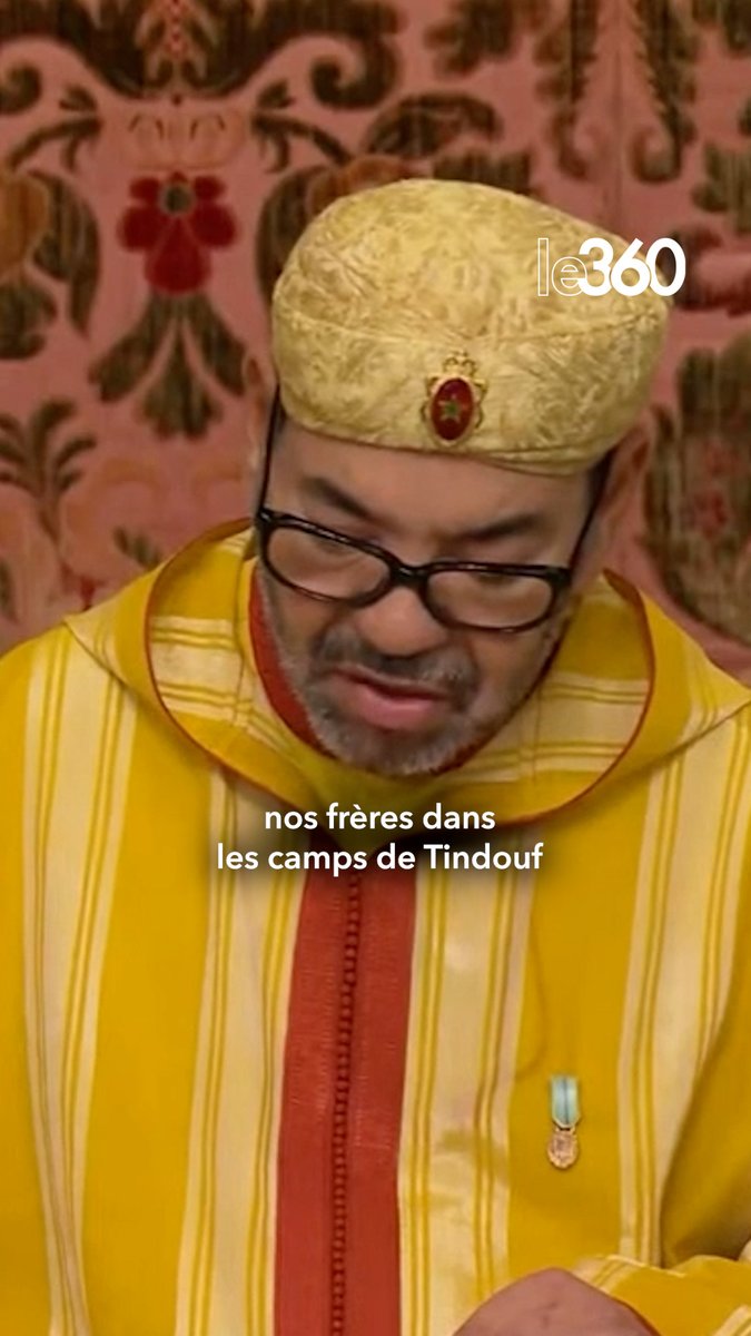 🇲🇦💬 Sa majesté le roi Mohammed VI : « Nous appelons sincèrement nos frères dans les camps de Tindouf à saisir cette opportunité historique pour retrouver les leurs et bénéficier de la possibilité que leur offre l’Initiative d’autonomie : contribuer à la gestion des affaires locales, au développement de leur patrie et à la construction de leur avenir, dans le giron d’un Maroc uni. »