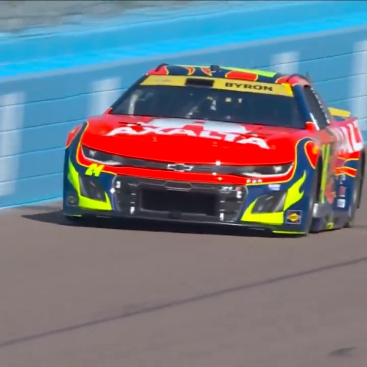 "I feel good." It's the start to practice William Byron was hoping for today. He's fifth overall and fastest of the #Championship4 so far.