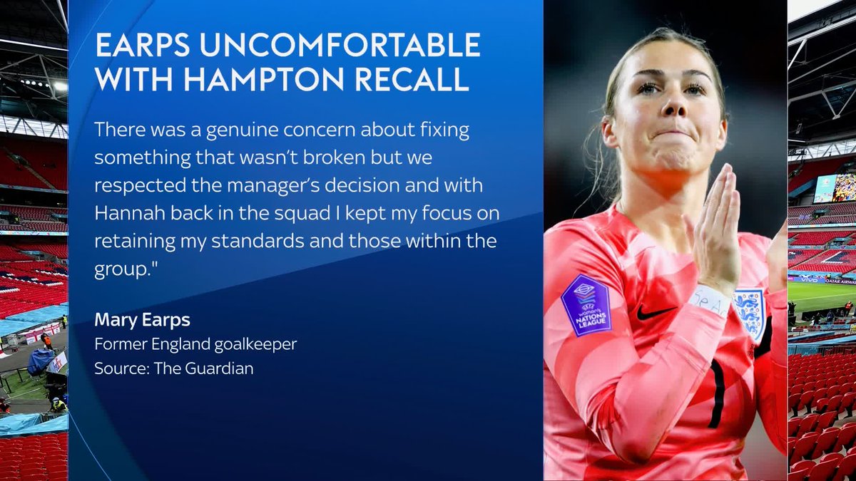 Former England goalkeeper Mary Earps has opened up on tensions with Hannah Hampton in the Lionesses squad which led to her retirement.