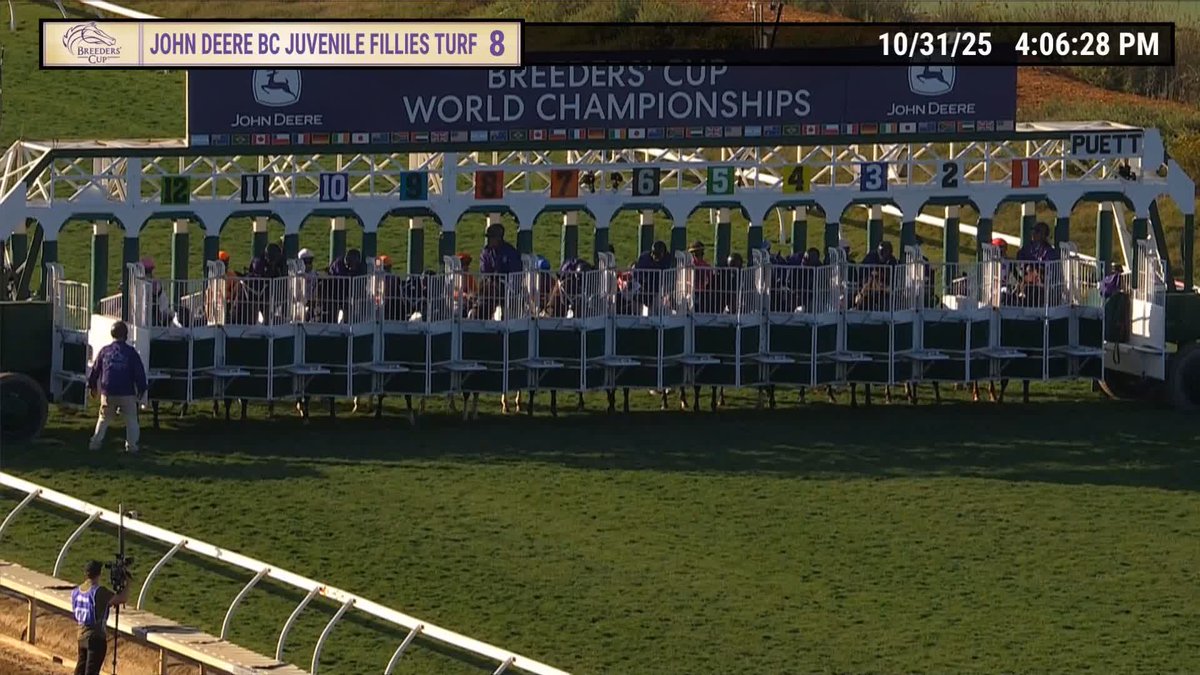 Balantina blazes to victory in the $1 Million John Deere USA #BreedersCup Juvenile Fillies Turf! 💥 #BC25