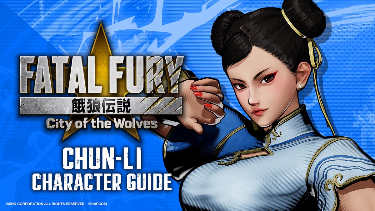 この冬配信！ 「春麗」のブレイクダウン映像を公開🎥 『餓狼伝説 City of the Wolves』 好評発売中🔥 #CotW #餓狼伝説_春麗参戦
