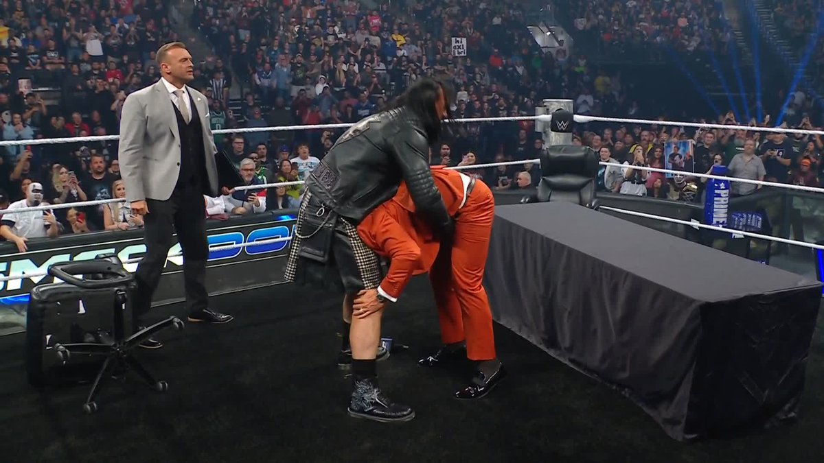 .Drew plans on leaving as the Undisputed WWE Champion TOMORROW at Saturday Night's Main Event 😤