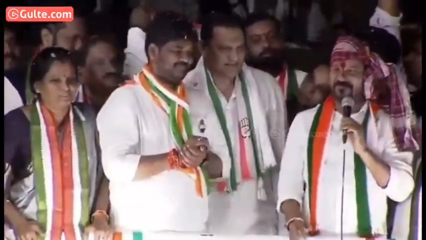 "తెలుగు రాష్ట్రాల్లో NTR అభిమానులు కానోళ్ళు ఎవరైనా ఉంటారా. NTR విగ్రహం అమీర్పేట్ లో పెడుతుంటే వద్దు అనేవాళ్ళని మూసిలో బొందపెడతాం." – #RevanthReddy