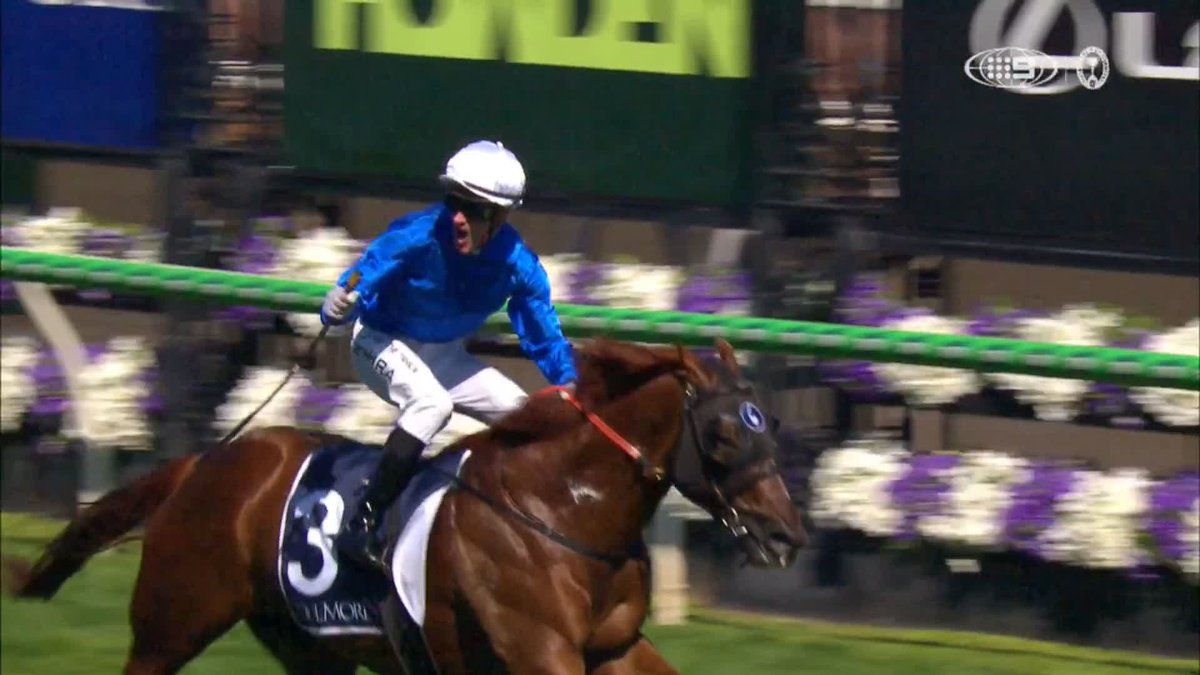 That’s a rocket performance. 🚀 TENTYRIS romps home in the Group 1 Coolmore Stakes at Flemington under Mark Zahra for the Freemans! 🏆🇦🇺