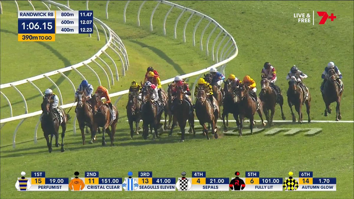 SHE IS UNBEATEN. SHE IS GOLDEN 🌟 Autumn Glow makes it 8 from 8 in the Golden Eagle! We are witnessing an emerging Champion 👑 James McDonald Chris Waller Racing