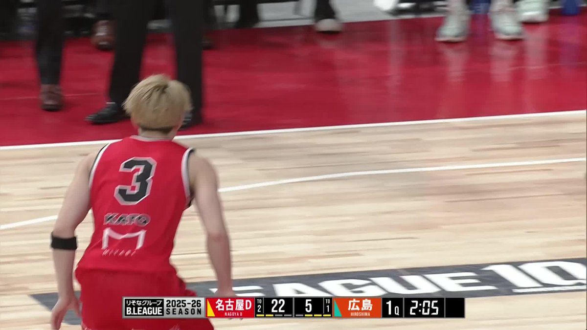 名古屋Dが俊足すぎる😱 加藤嵩都 名古屋ダイヤモンドドルフィンズ 公式 📡バスケットLIVEで生配信中 #Bリーグ #りそなグループ