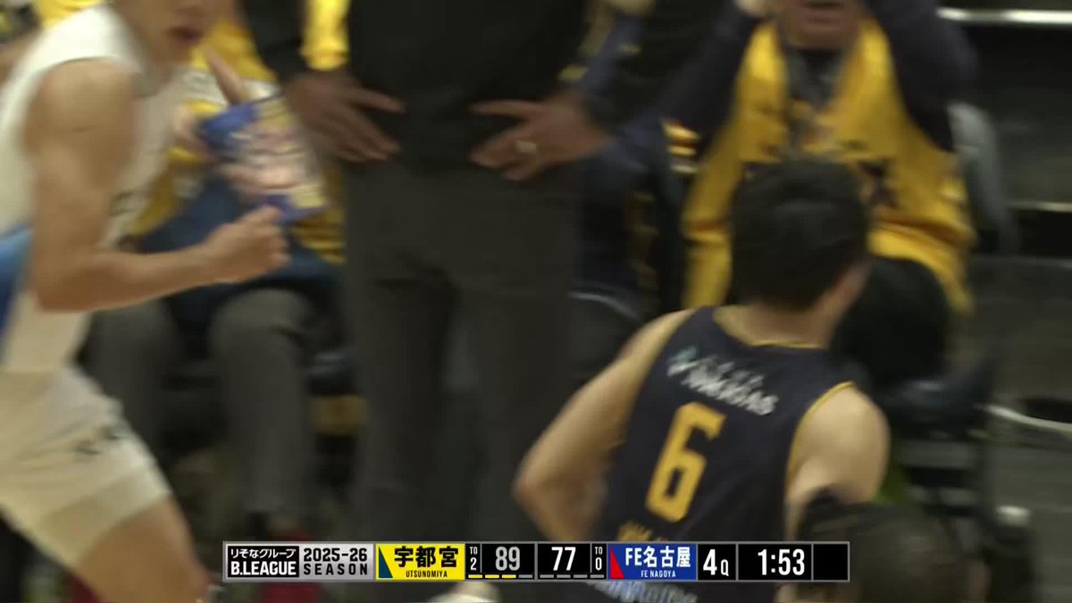 11/1(土) FE名古屋戦 4Q #6 比江島選手が、勝利を大きく引き寄せる3Pシュートを決める！！！ ▼LIVE配信 #比江島慎 #Transcend #BREX