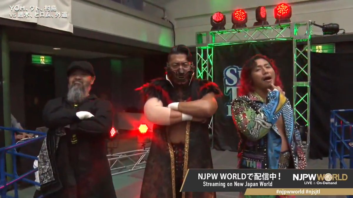 .KYOKI/狂奇 &amp; 外道 &amp; 鷹木 信悟(SHINGO TAKAGI) "外道・夢道・我道" From the profile URL #NJPW #njpwworld #njsjtl