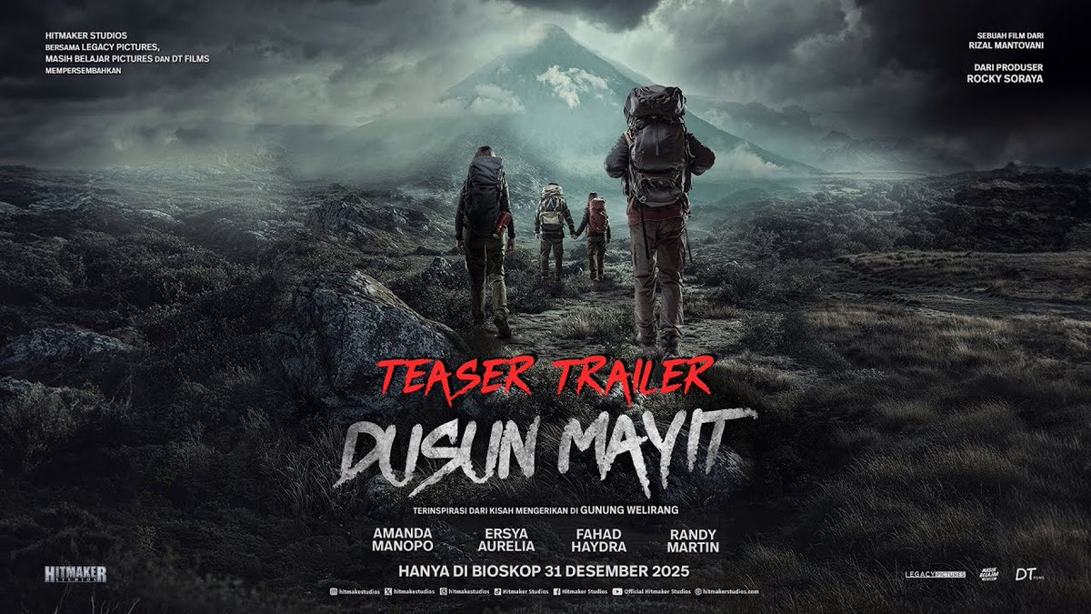 Amanda Manopo kembali lagi main film horor. Kali ini tentang horor cerita naik gunung, spesifiknya gunung Welirang. Ada yang pernah ke gunung ini? 👀 DUSUN MAYIT, tayang akhir tahun ini!