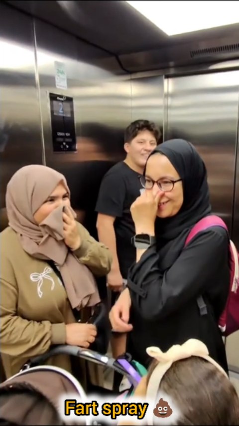 Even the baby started crying 😂