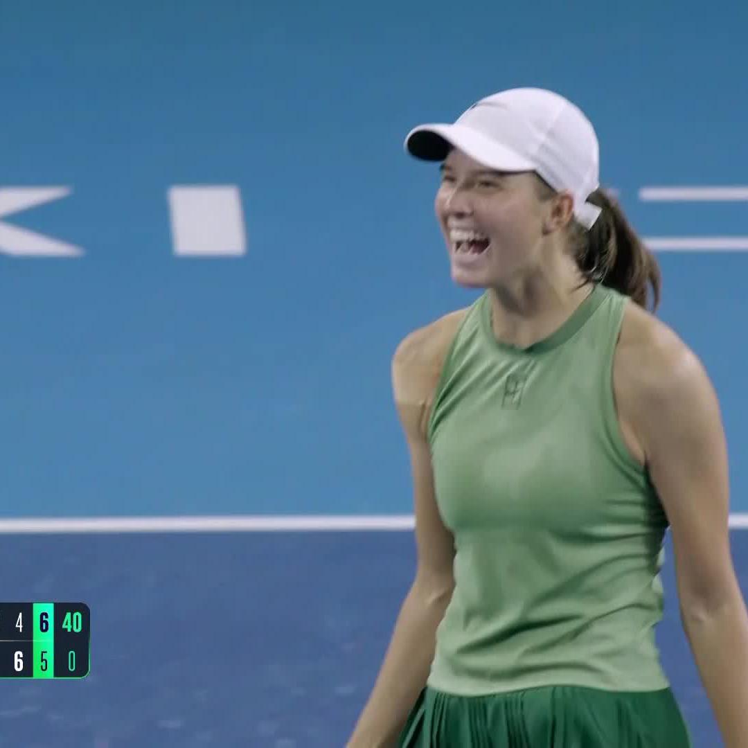 AN INCREDIBLE COMEBACK 💪 17-year-old Lilli Tagger saves three match points and beats Golubic 6-1, 4-6, 7-5 to reach the final in Jiujiang 👏 #JiangxiOpen
