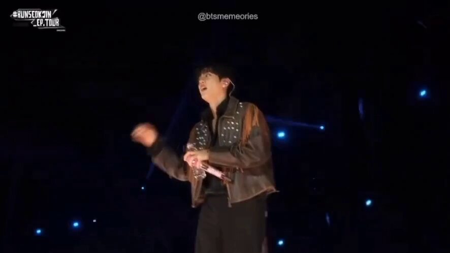 jin splashing water on jimin during so what lmao