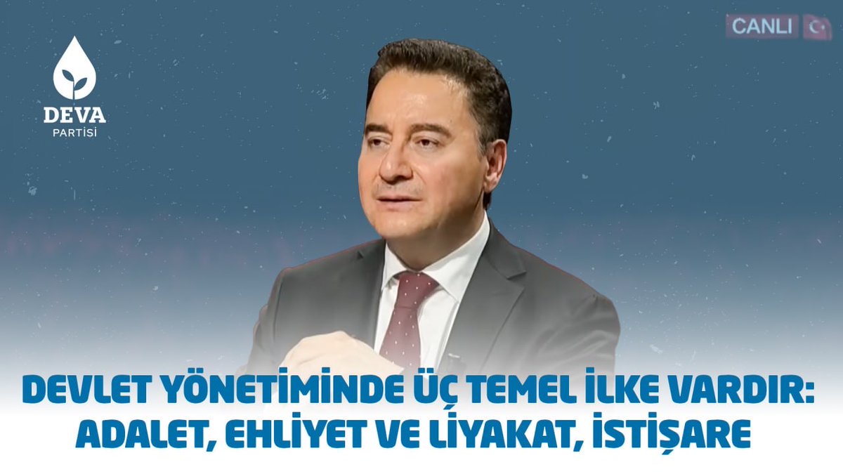 Devlet yönetiminde üç temel ilke vardır. 1) Adalet 2) Ehliyet ve liyakat 3) İstişare Bu üç ilkeden herhangi birinin terk edilmesi, çöküşün başlaması demektir.