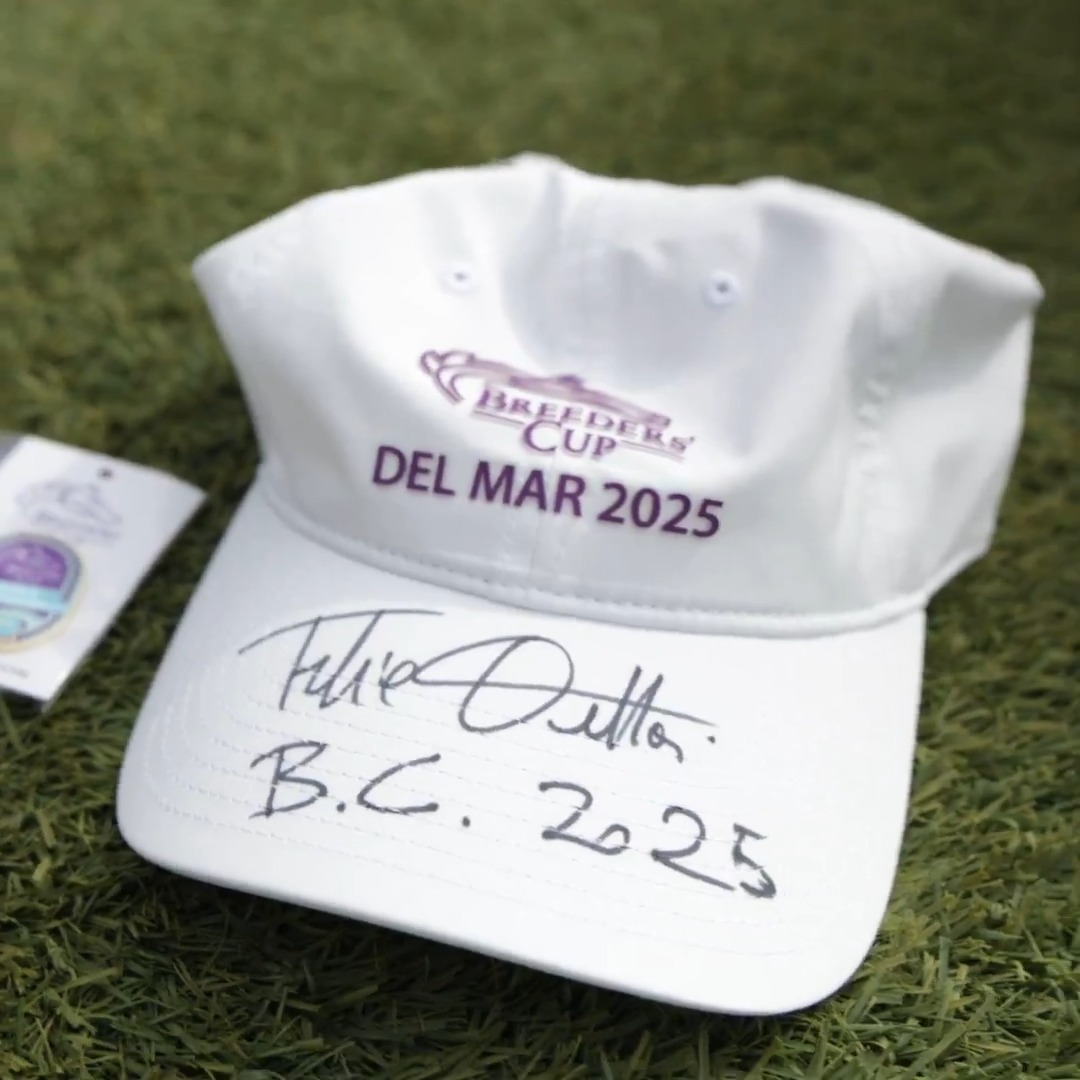 🚨 WIN SOME VERY SPECIAL #BC25 MERCH! 🚨 Matt Chapman is giving away a Breeders' Cup cap, signed by the legend Frankie Dettori, as well as a #BC25 badge! For your chance to win: 1️⃣ Like this post 2️⃣ Repost this post 3️⃣ Comment 'WIN' Winner announced on Monday - good luck 🤞