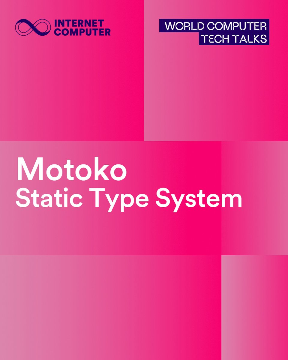 Build with Motoko - it's a no-brainer Our type system catches errors at compile time - BEFORE you deploy. Before users lose money. Before headlines. - No silent overflows - Enforced null value handling - Automated memory management - No escape hatches to bypass safety This isn't a "cut-down blockchain language." It's got generics, pattern matching, first-class functions - everything you'd expect from a modern language. Except it won't let you ship broken code.