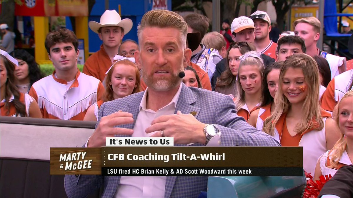 "He has found himself in Oxford, Mississippi. He has found peace. He has found the best version of himself." Marty Smith on Lane Kiffin being mentioned in recent head coaching vacancies.