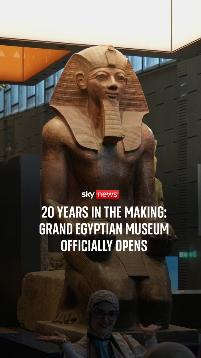Located on the doorstep of Cairo's famed Giza Pyramids, the world's largest archaelogical museum is officially opening. Packed with over 50,000 artefacts covering seven millennia of ancient Egyptian civilization.