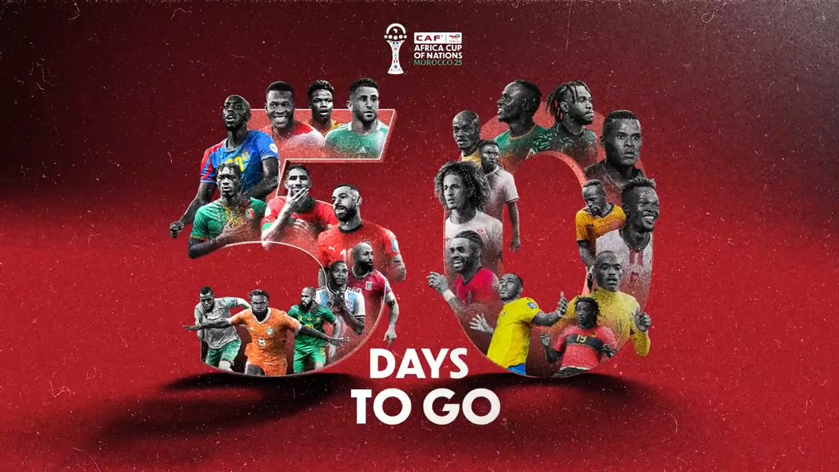 A world of its own. You just have to live it. Everything is different here. 50 days to #TotalEnergiesAFCON2025! 🌍