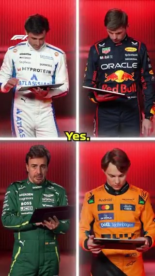 "He kept turning left and right..." 😅 We put the grid to the test to see just how well they know their F1 circuits - watch now on our YouTube channel! 📺 #F1