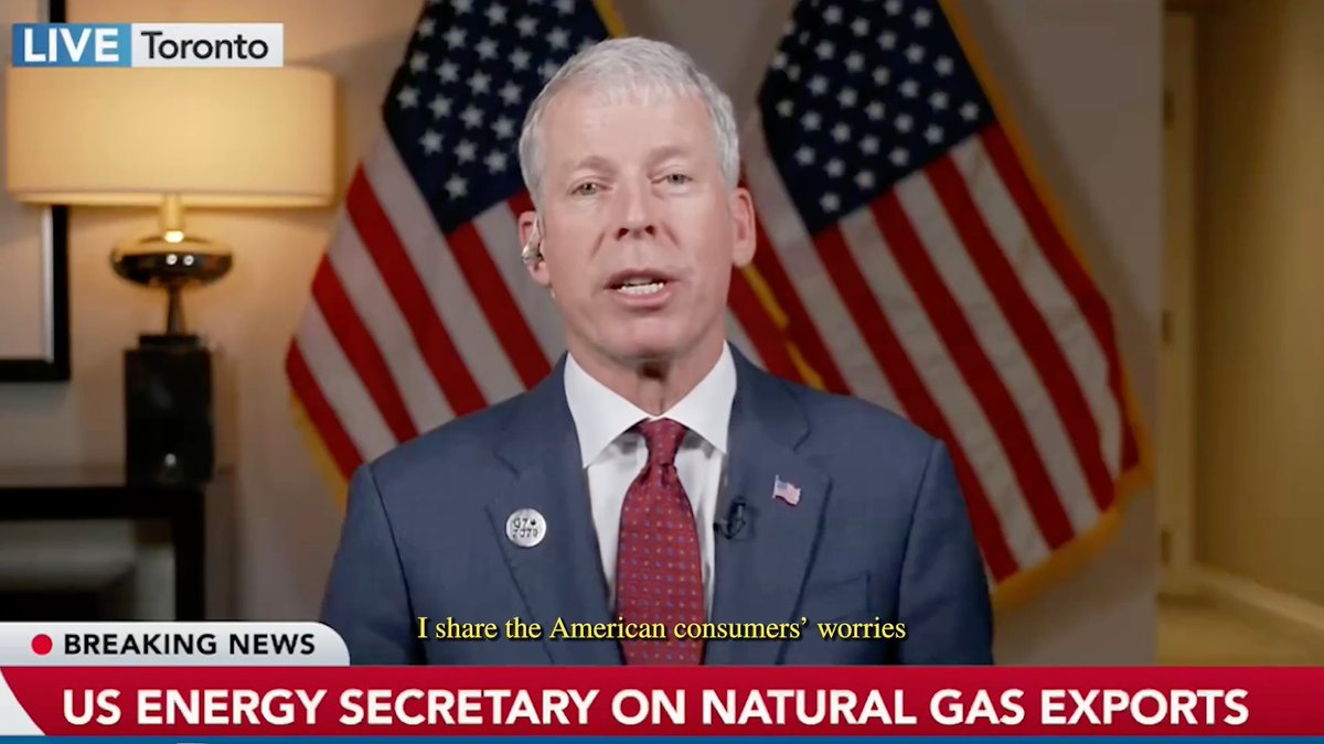 .Secretary Chris Wright: "I am working seven days a week to stop these prices rises and enable the United States to lead in artificial intelligence.”