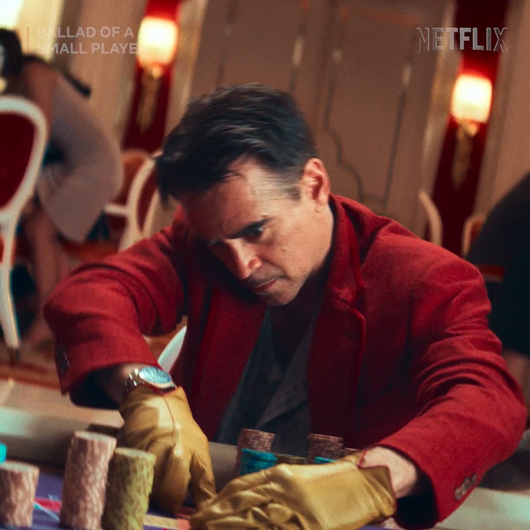 Let's admire Colin Farrell's powerhouse performance in Ballad Of A Small Player 🤌