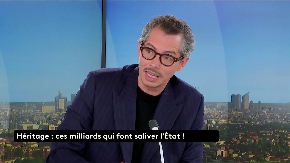 "1% de la population détient 25% du patrimoine. Il faudrait peut-être revoir le barème et que ça soit beaucoup plus progressif à partir d'un moment ", estime Thomas Porcher, à propos de la taxation de l'héritage. #canal16