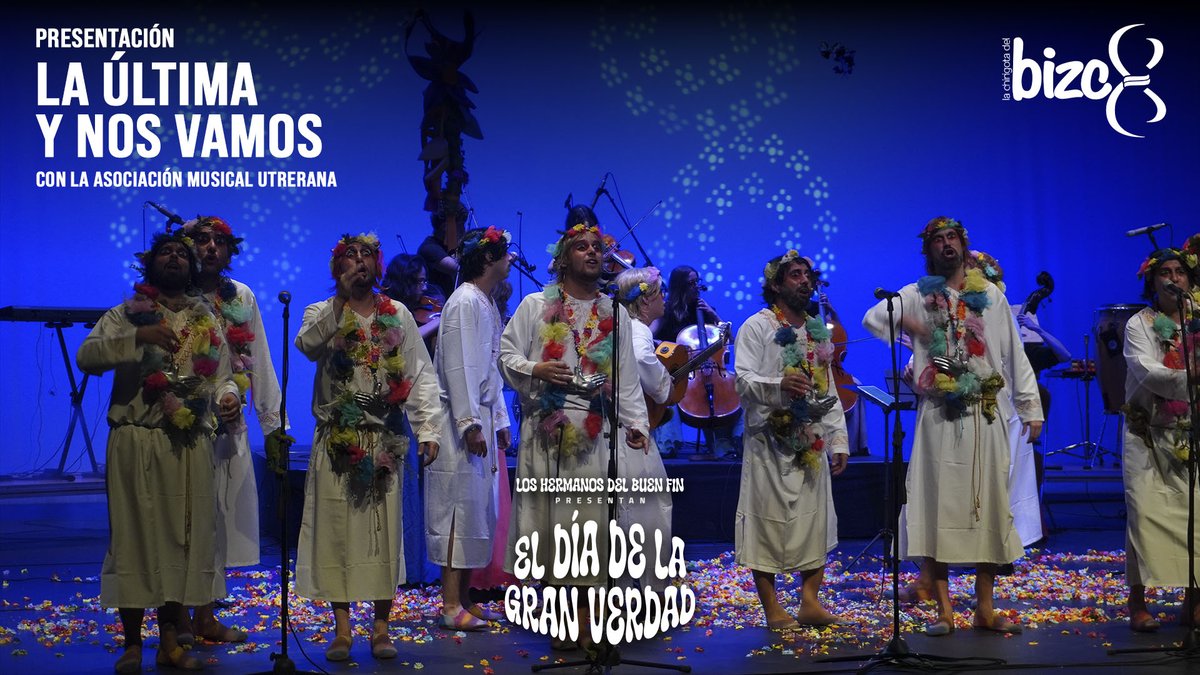 🚢 Ayer en #ElDíaDeLaGranVerdad cumplimos el sueño de cantar la presentación de #LaÚltimaYNosVamos con una orquesta igual de legendaria que la del Titanic. Nos faltan palabras para agradecer el esfuerzo de la Asociación Musical Utrerana para adaptarla e interpretarla con tanto cariño. ❤️