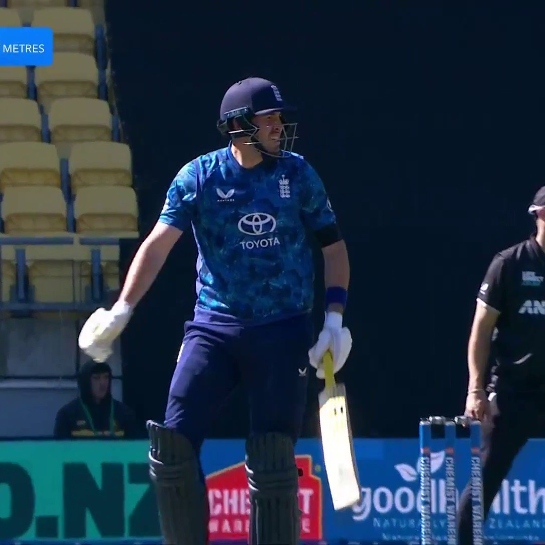 Jamie Overton’s six damaged the wall.