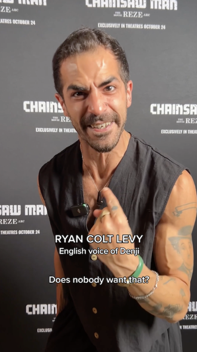 This is the first time I’ve ever wanted to be friends with a devil. Watch the English dub cast read some of their iconic lines, and don’t miss Chainsaw Man - The Movie: Reze Arc, the #1 movie in the world and Verified (cont)