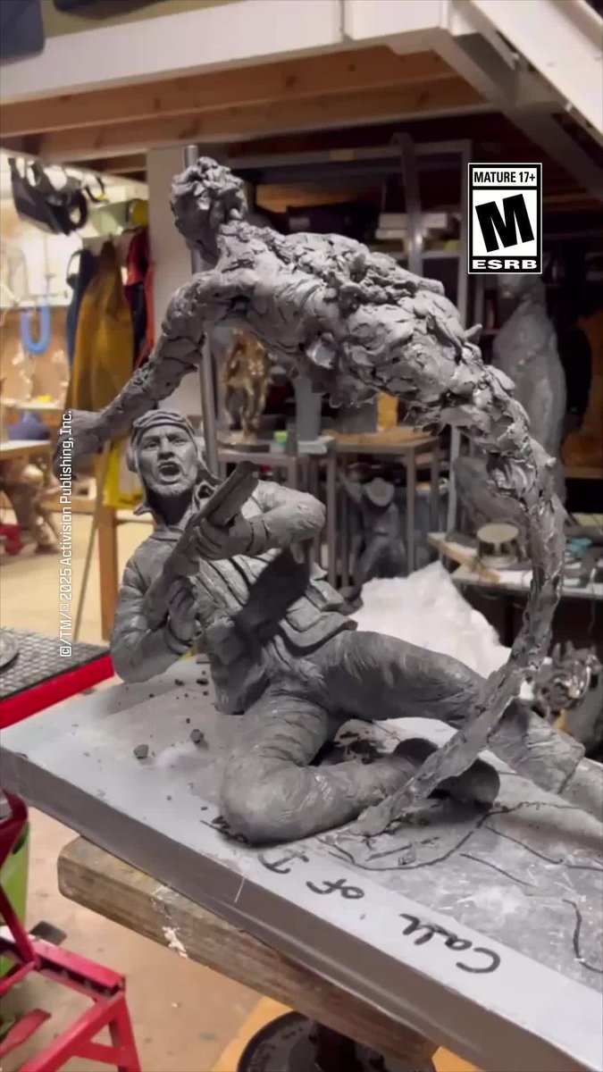 Sculptor Steve Winterburn brings this Black Ops 7 Zombies cinematic moment straight out of the Dark Aether.