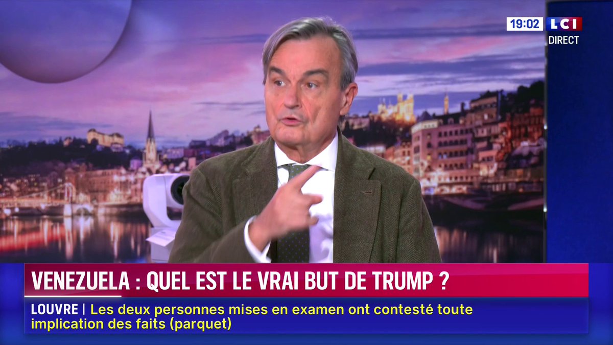 Menaces de Donald Trump contre le Venezuela : "C'est le retour de la doctrine Monroe : pour les États-Unis, le continent américain, c'est la chasse gardée", résume Gérard Araud, ex-ambassadeur aux États-Unis et consultant LCI. ▶️ avec Yves Calvi