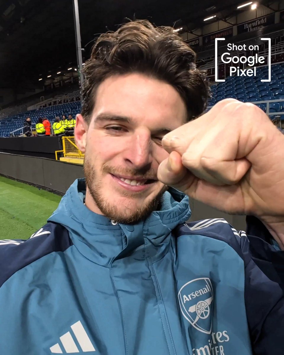 Dec has a message for you, Gooners 🤝 Shot on Google Pixel 🤳