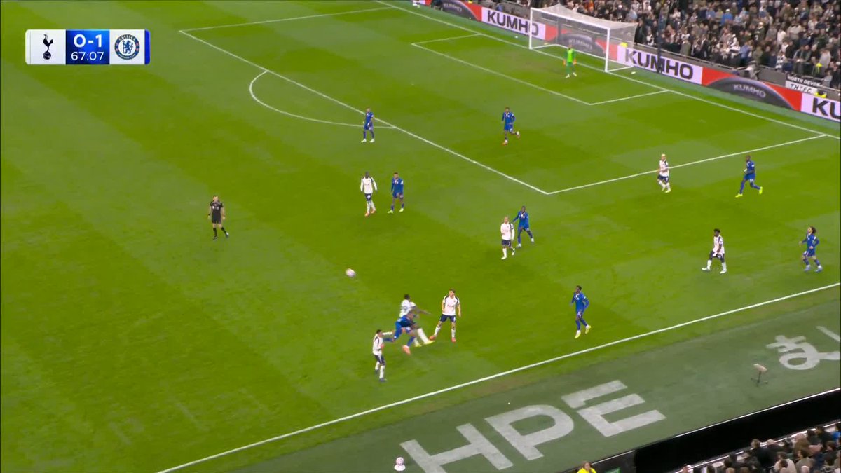 It's all kicking off between Spurs and Chelsea 👀