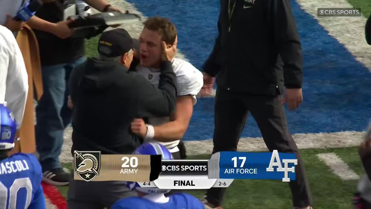 Jeff Monken and Cale Hellums are fired up.