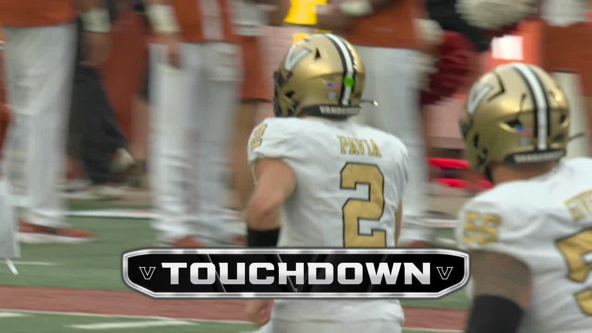 VANDY WITH A LATE GAME TD AND TWO-POINT CONVERSION 👀 Watch the ending of Vanderbilt-Texas on ABC and the ESPN App 🍿