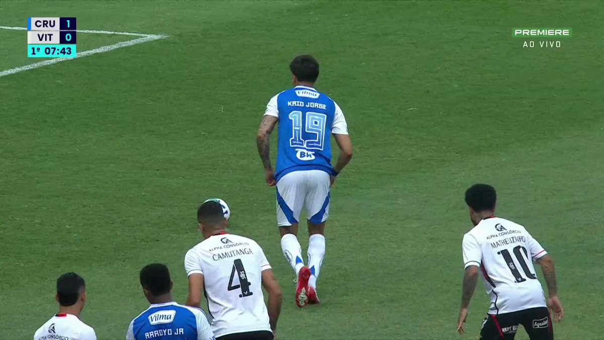 O gol de Kaio Jorge. Cruzeiro 1x0 Vitória. 🎥 Premiere | ge