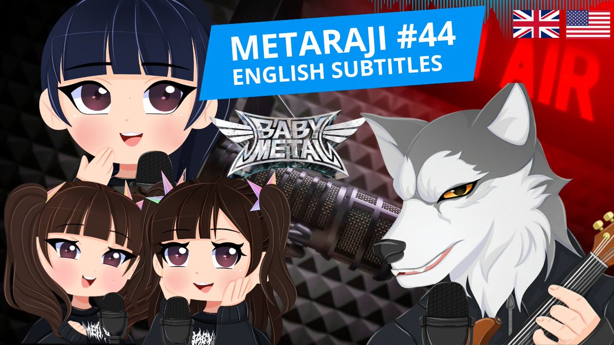 ✨ 2025.11.01 BABYMETAL “METARAJI” #44 (ENG SUB) ✨ Jean-Ken Johnny (MAN WITH A MISSION) returns as guest 🐺🔥. They dive into festivals, setlists & those rare “wow” moments. Moa admits — yes, we repeat the same setlist… but on purpose! 💪 Su-metal declares: “I’m not cute, I dominate the stage.” 👑 #メタラジ #BABYMETAL
