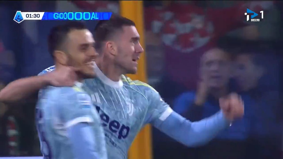 Juve, hızlı başladı. Spalletti döneminin ilk golü Filip Kostic’ten.