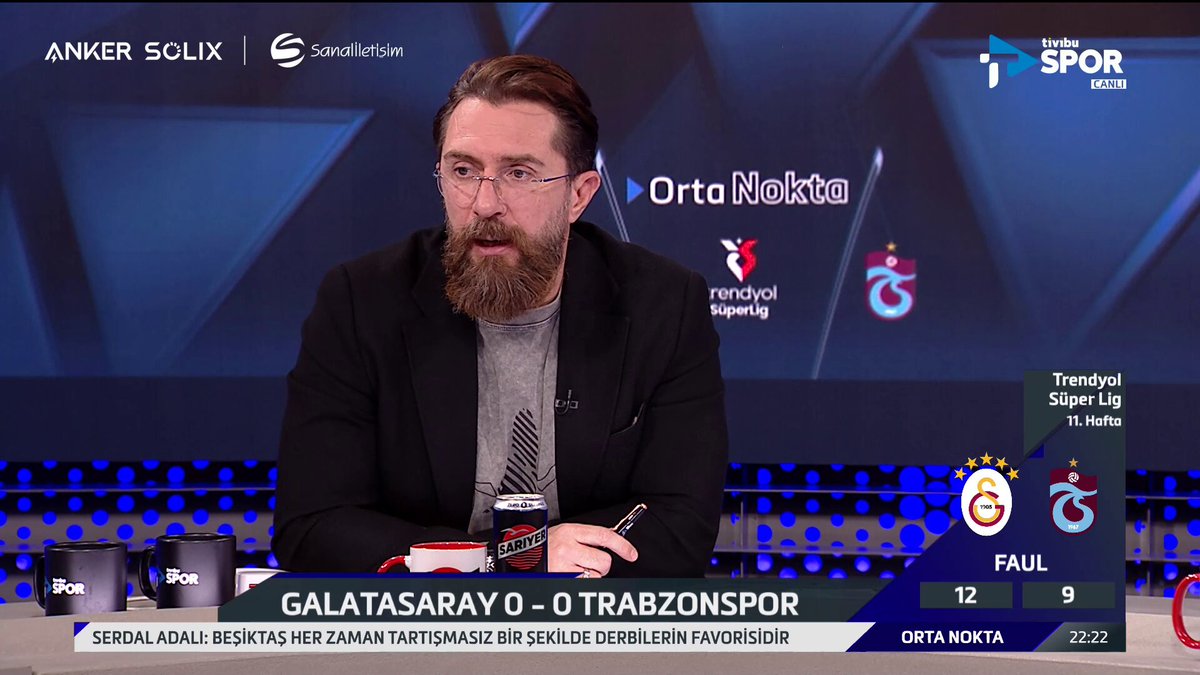 Erman Özgür: "Galatasaray'ın 6 puanlık kredinin var olması, Şampiyonlar Ligi maçları öncesinde biraz temposuzluk getiriyor. İhtiyacı olsaydı, daha risk alarak oynayacaklardı." erman özgür