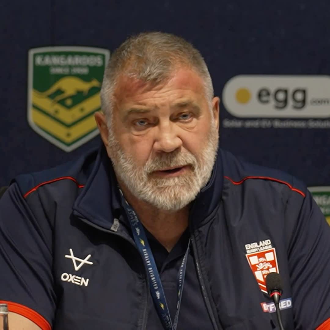"We did a lot of good things today, just not enough" 😕 England head coach Shaun Wane reflects on England's performance in the second Ashes Test against Australia 💭