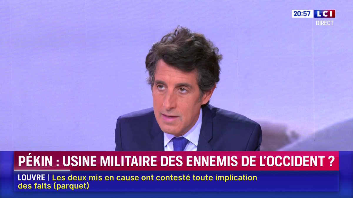 "La Chine fait avec l'Iran exactement ce qu'elle fait avec la Russie : elle ne livre pas directement de matériel militaire, mais elle livre beaucoup de choses qui sont utiles au renouvellement (...) des stocks de matériel militaire", dit Bruno Tertrais. ▶️ avec Thomas Misrachi
