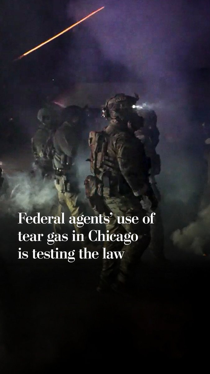 Federal immigration officers are using chemical irritants to disperse protesters in ways that violate American policing norms and test the boundaries of use-of-force laws, video footage from Chicago shows.